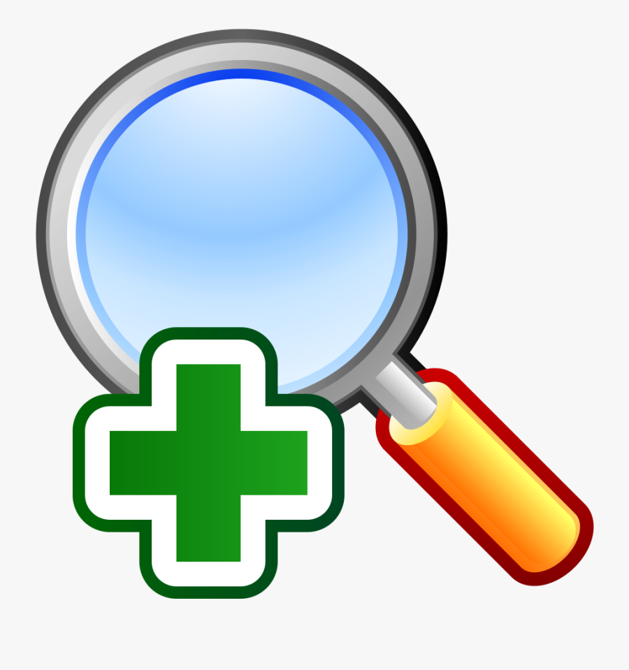 Gtk Zoom In - Magnifying Glass Png Clipart, Transparent Clipart