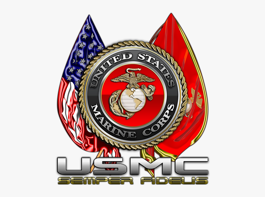 Transparent Marine Corps Clipart - Logo Marine Corps Usmc, Transparent Clipart