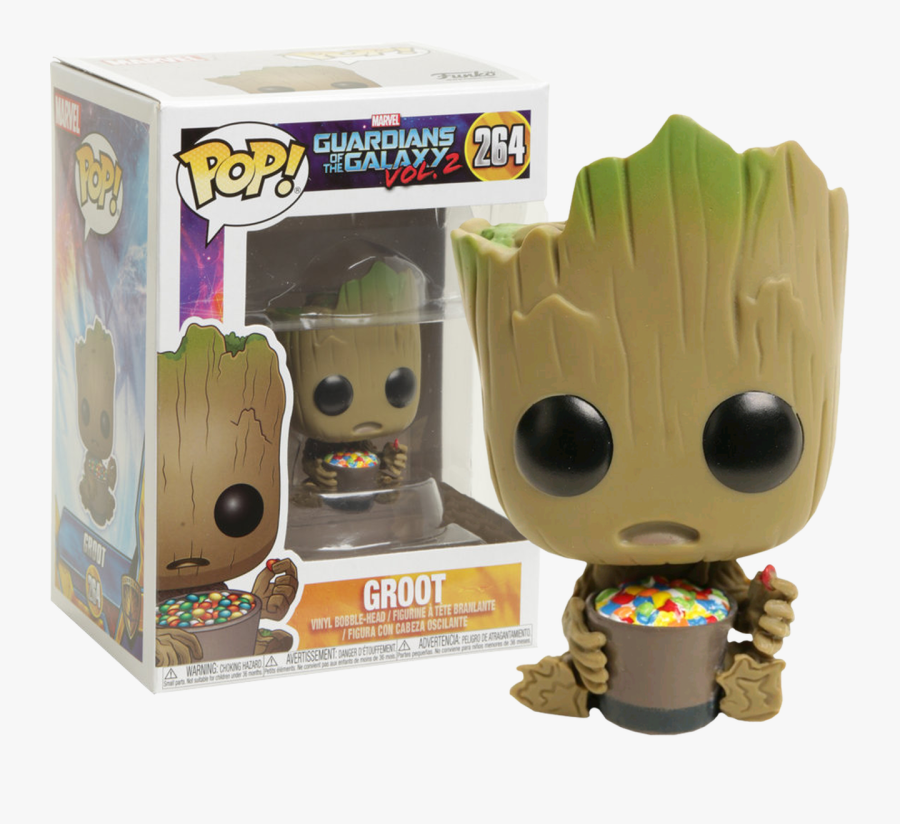 Clip Art Groot Figurine - Groot With Candy Pop, Transparent Clipart