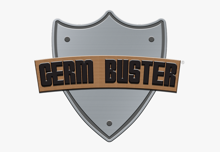Germ Buster® Logo Highlighting The Killing Properties - Emblem, Transparent Clipart