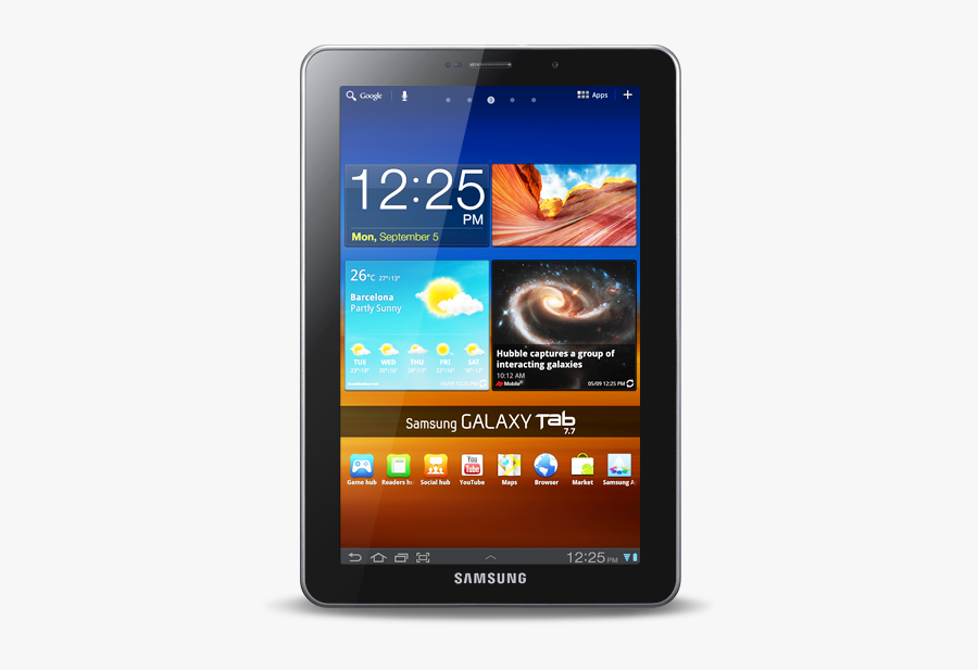Samsung Galaxy Tab 7.7 Png, Transparent Clipart