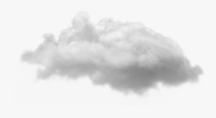 Cloud Png Cloudy - Cloud On Plain Background, Transparent Clipart