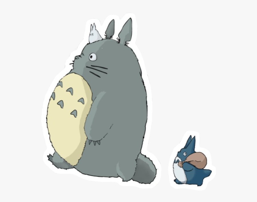 #freetoedit #totoro #miyazaki #animes #anime - Totoro Clipart, Transparent Clipart