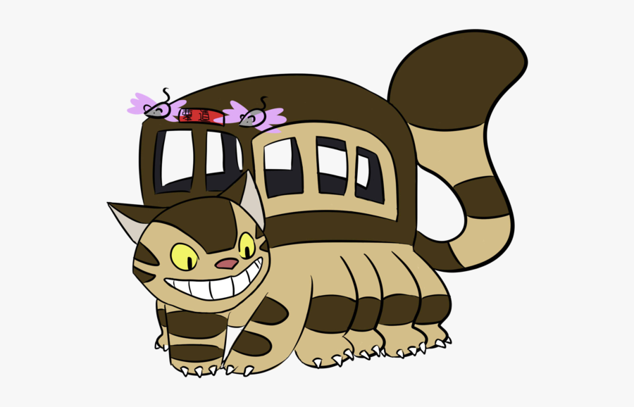 Catbus Ghibli Museum Studio Ghibli - Cat Bus Png, Transparent Clipart