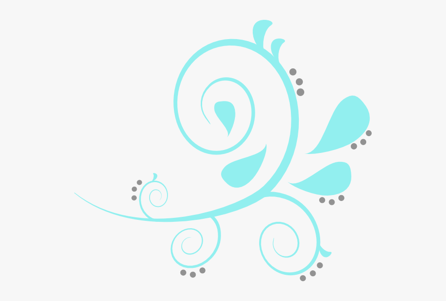 Paisley Curves Blue Clip Art - Free Paisley Clip Art , Free Transparent ...