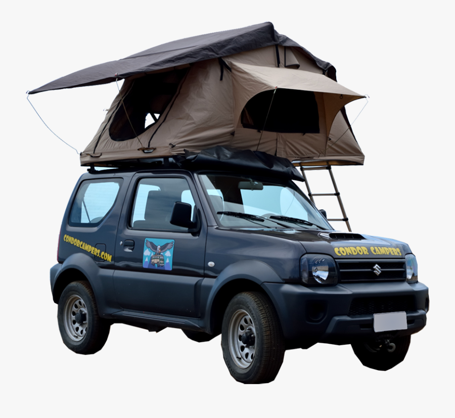 Transparent Pop Up Camper Clipart - Suzuki Jimny Roof Top Tent, Transparent Clipart
