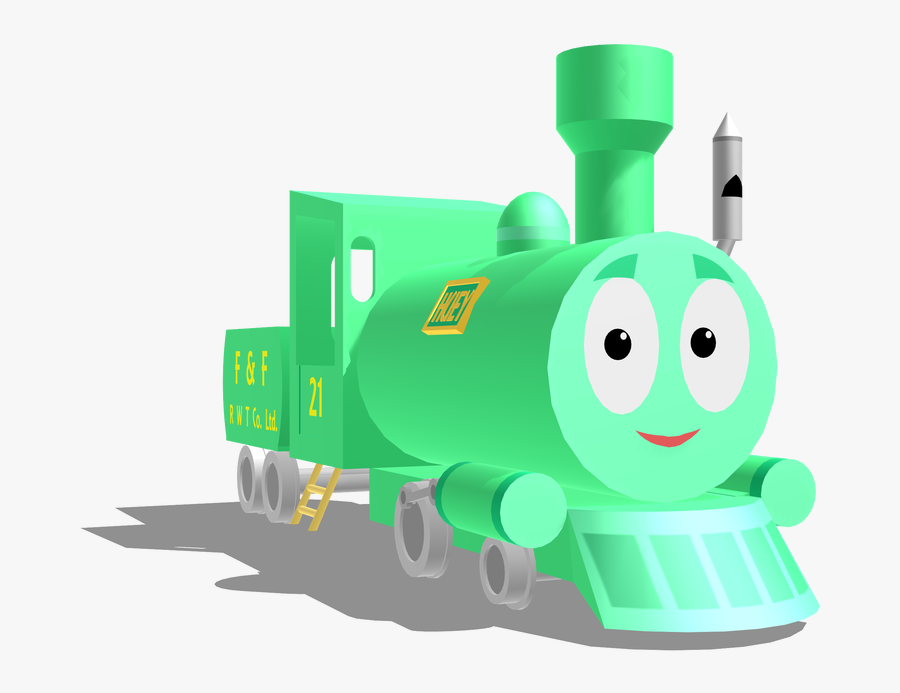 Huey Is A Big Green Engine In Dora The Explorer - Dora The Explorer Green Train, Transparent Clipart