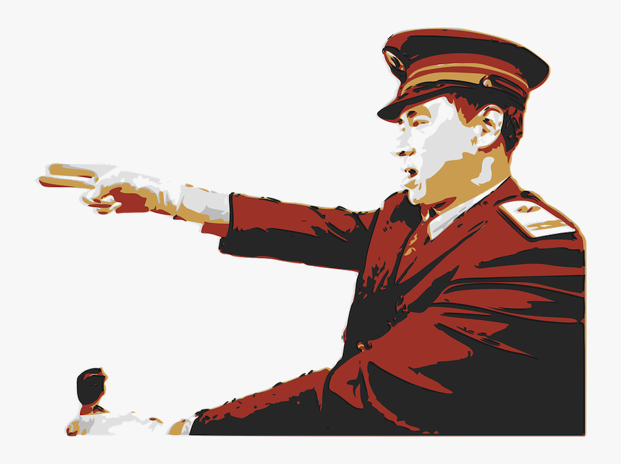 Chinese Man Pointing - Pointing Png Propaganda Png, Transparent Clipart