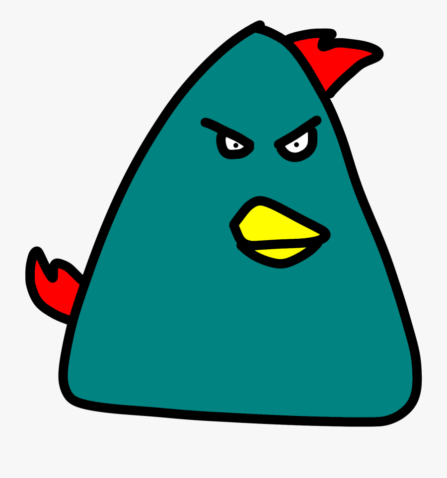 Transparent Angrybird Clipart - Triangle Angry Bird, Transparent Clipart