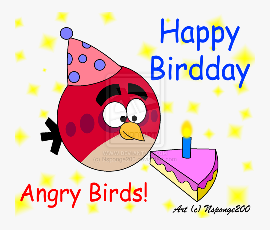 Transparent Angry Birds Birthday Clipart - Angry Birds Happy Birthday Wishes, Transparent Clipart