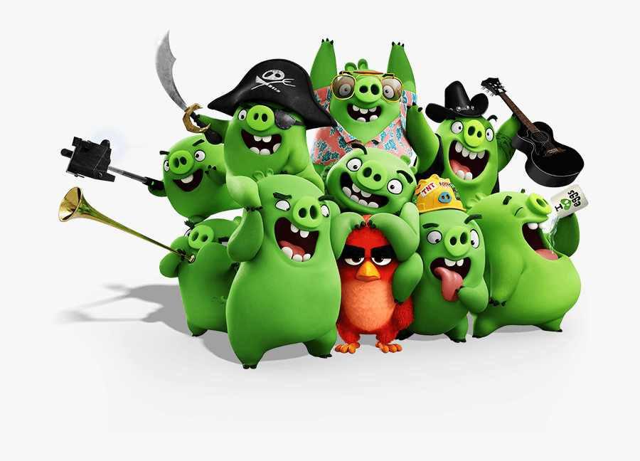 Angry Birds Movie Pirate Pig - Angry Birds Pirate Pig, Transparent Clipart