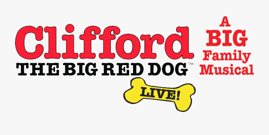 Clip Art Dog Font - Clifford The Big Red Dog Live Logo, Transparent Clipart