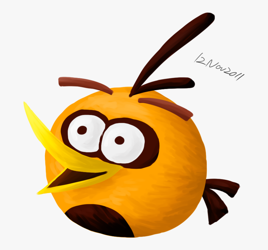 Angry Birds Orange Bird - Angry Birds Orange, Transparent Clipart