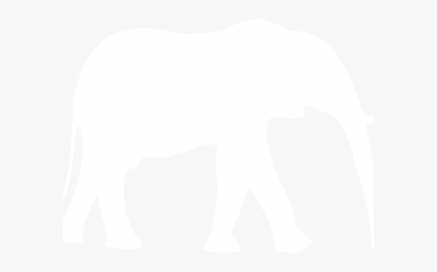 White Elephant Clipart - Plantillas Para Tecnica De Estarcido, Transparent Clipart
