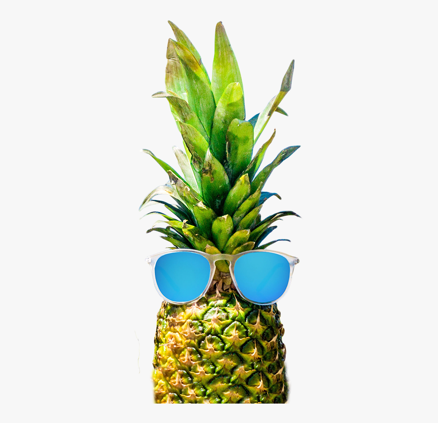 Custom - Pineapple With Glasses Png, Transparent Clipart