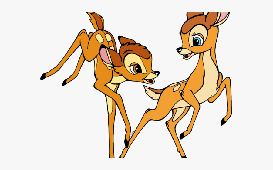 Bambi Clipart Bambi Faline - Faline And Bambi Running, Transparent Clipart