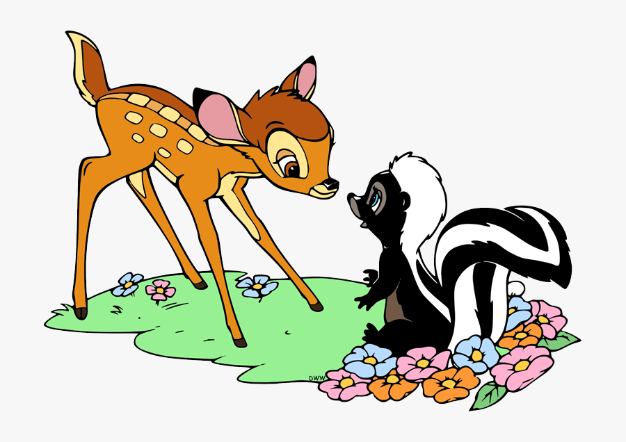 Bambi And Thumper Blossom, Transparent Clipart