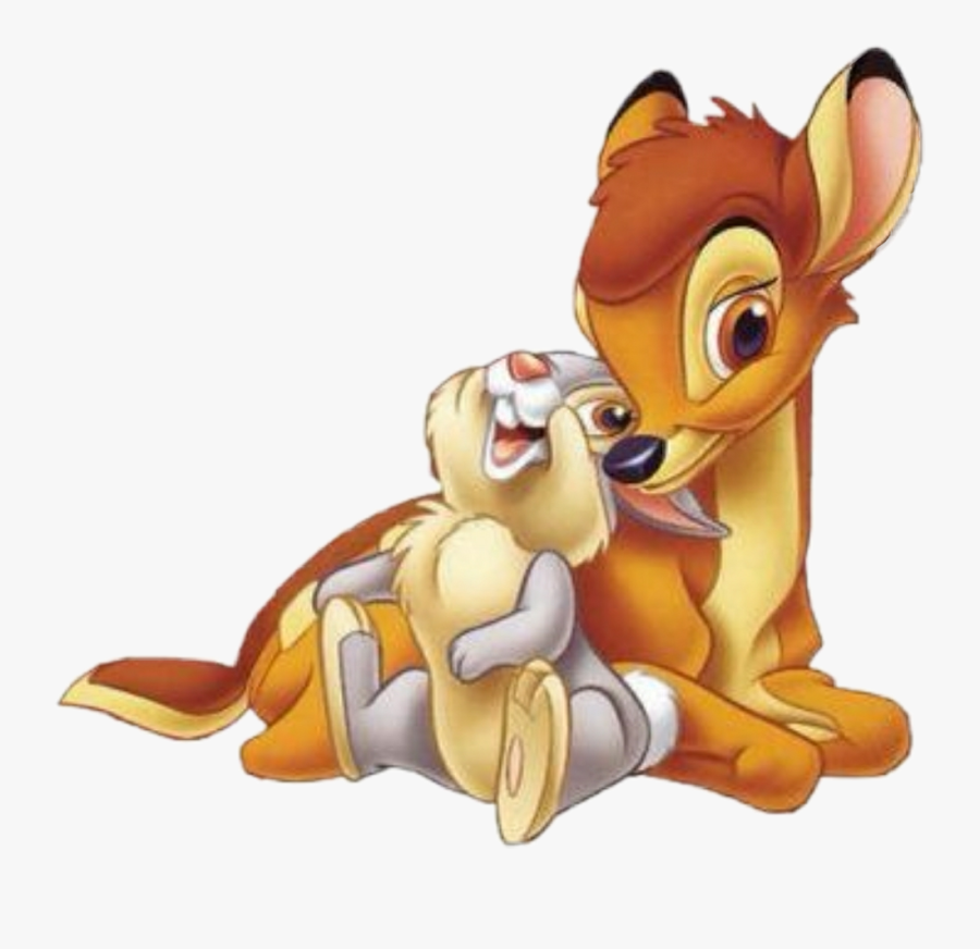 #sticker #disney #bambi #thumper #cute - Bambi & Thumper, Transparent Clipart