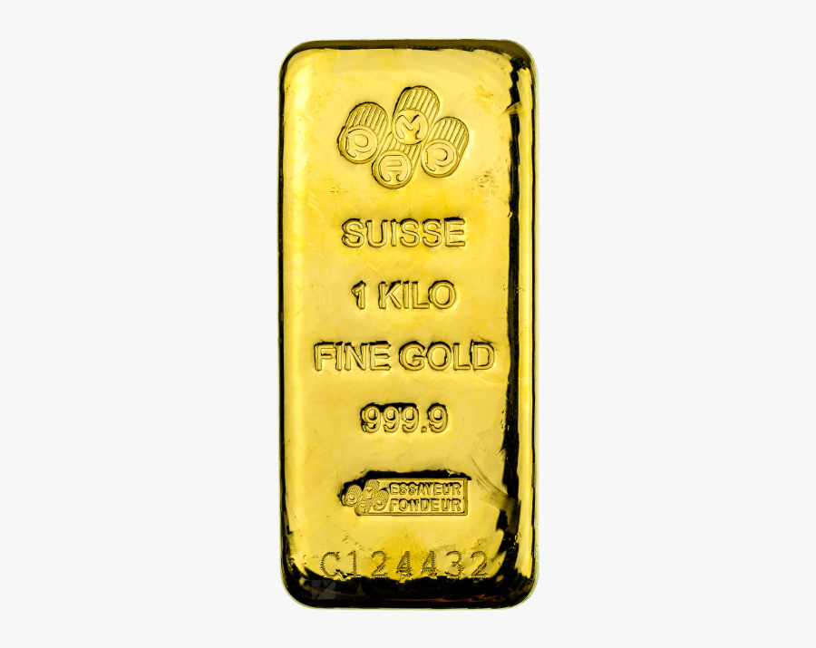 1 Kg Pure Gold Bar, Transparent Clipart