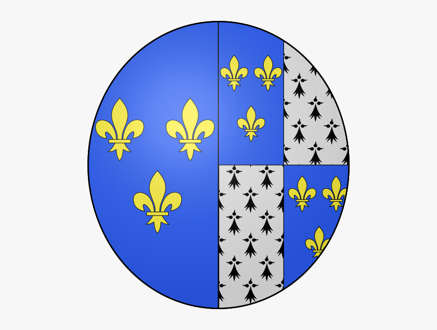 Coat Of Arms Of Queen Claude Of France - Jean I Duke D Alencon, Transparent Clipart