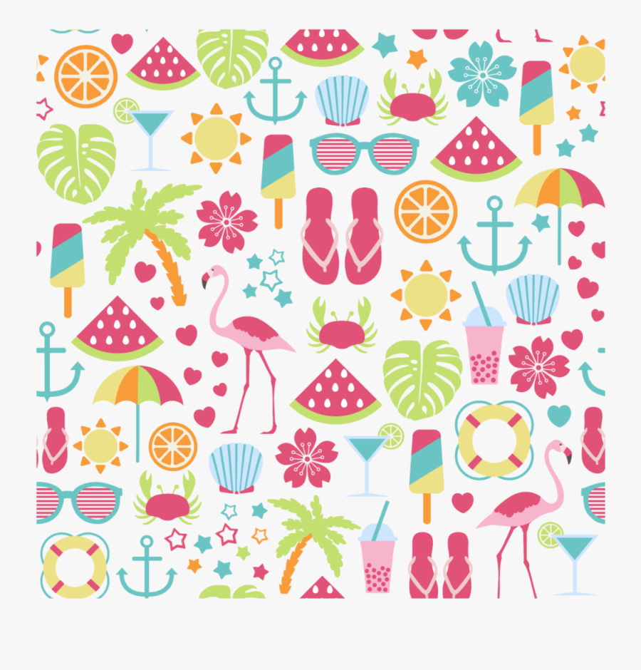 #mq #flipflop #flamingo #summer #beach #background - Illustration, Transparent Clipart