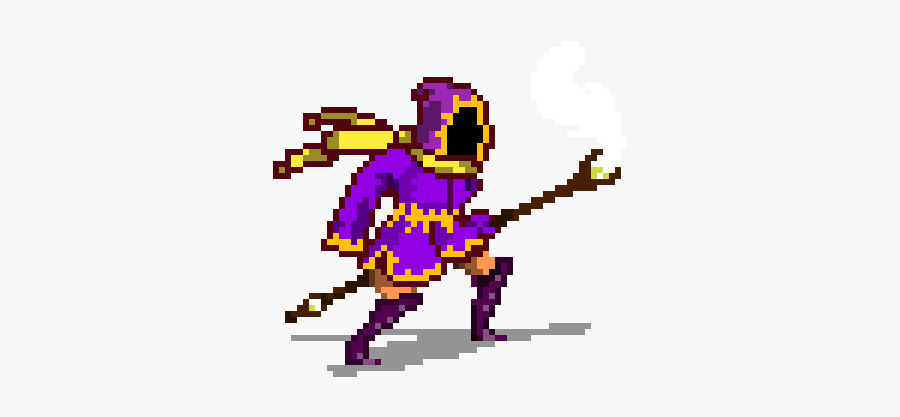 Mage Pixel Art Idle, Transparent Clipart