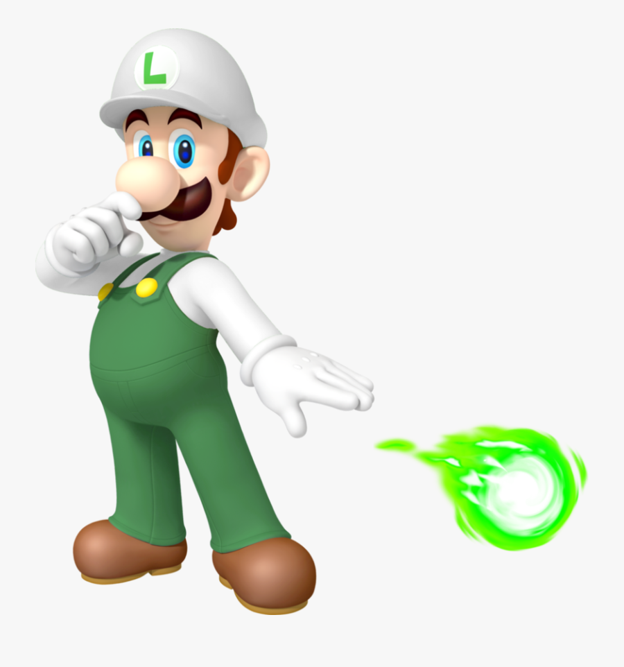 Super Mario Fire Luigi, Transparent Clipart