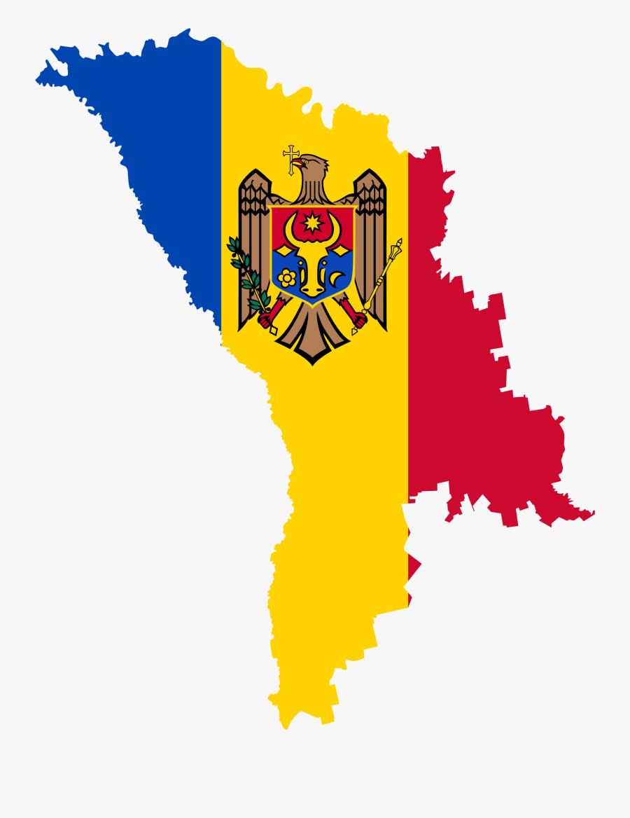 Moldova Map Svg, Transparent Clipart