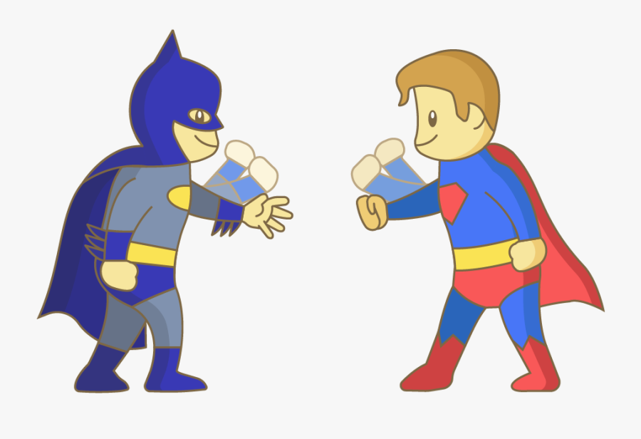 Batman V Superman - Cartoon, Transparent Clipart