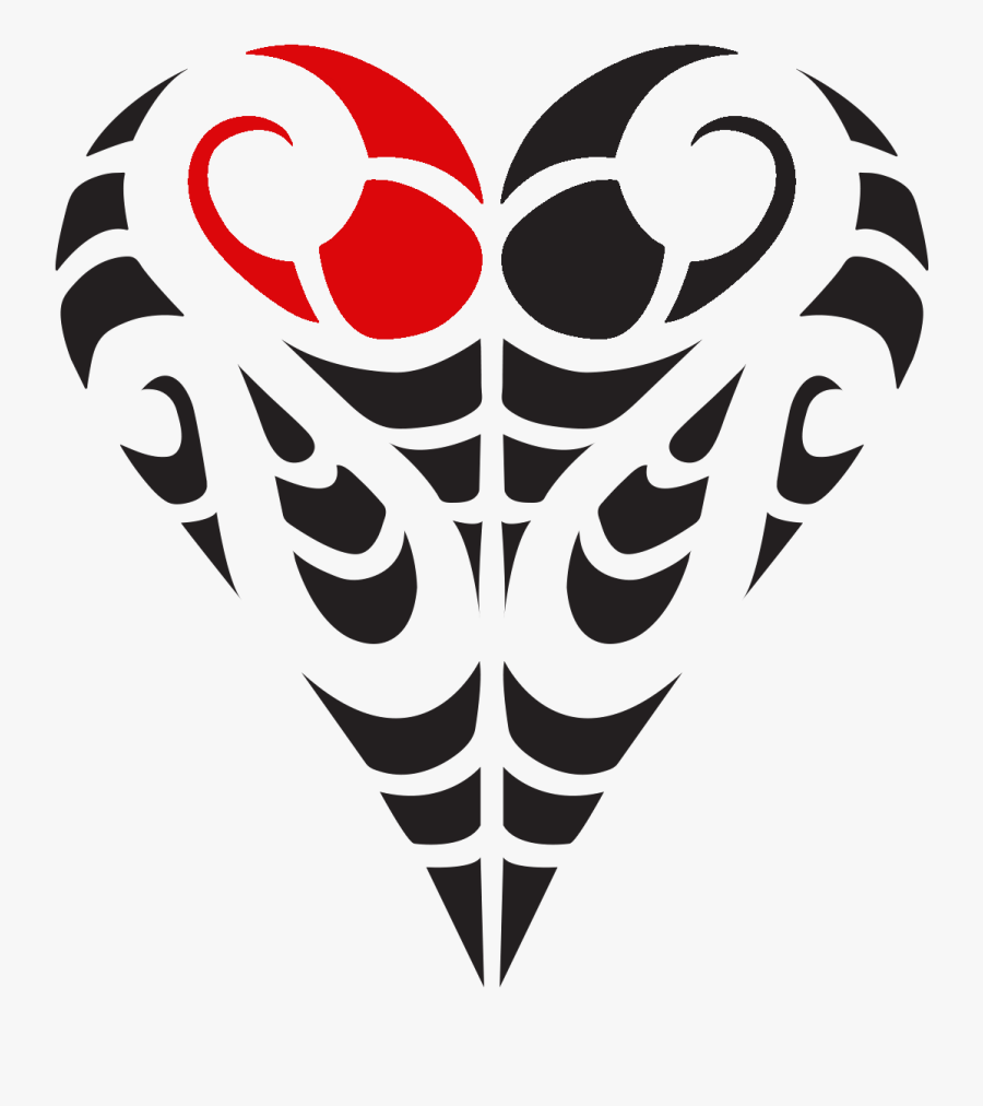 Transparent Maui Clipart - Maori Heart Design Transparent, Transparent Clipart