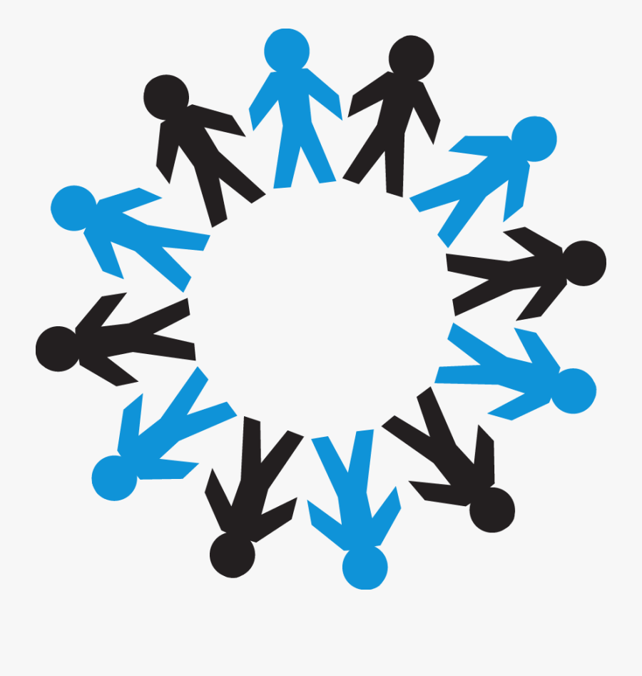 People Standing In Circle, Transparent Clipart