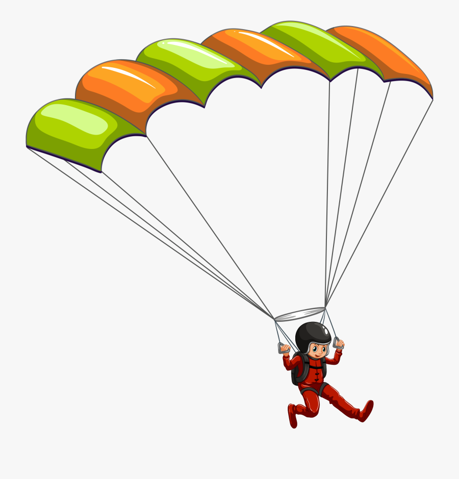 Clipart Transparent Png Parachute, Transparent Clipart