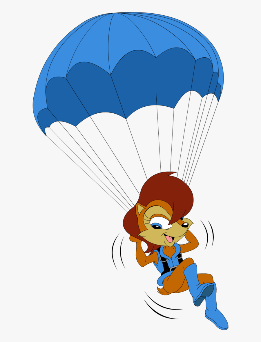 Parachute Hd Png Transparent Parachute Hd Clipart , - Sally Sonic Parachute, Transparent Clipart