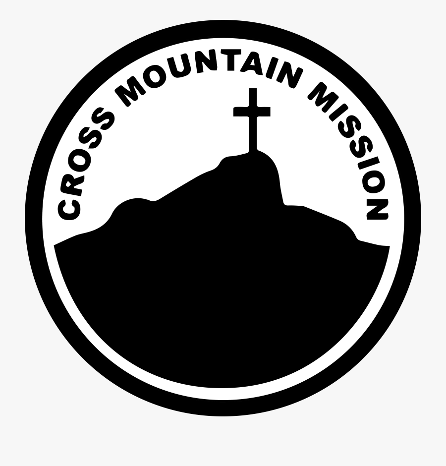 Cross Mountain Logo Black Mountain White Background - Water Pollution Programs, Transparent Clipart