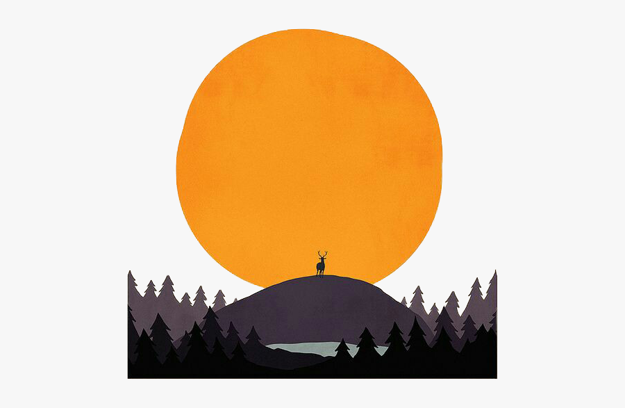 Drawing Hills Horizon Huge Freebie Download For Powerpoint - Mặt Trời Buổi Chiều, Transparent Clipart