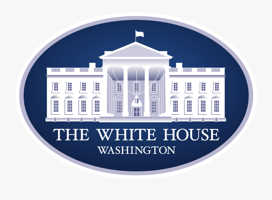 Us Whitehouse Logo Vector - White House Washington Sign, Transparent Clipart