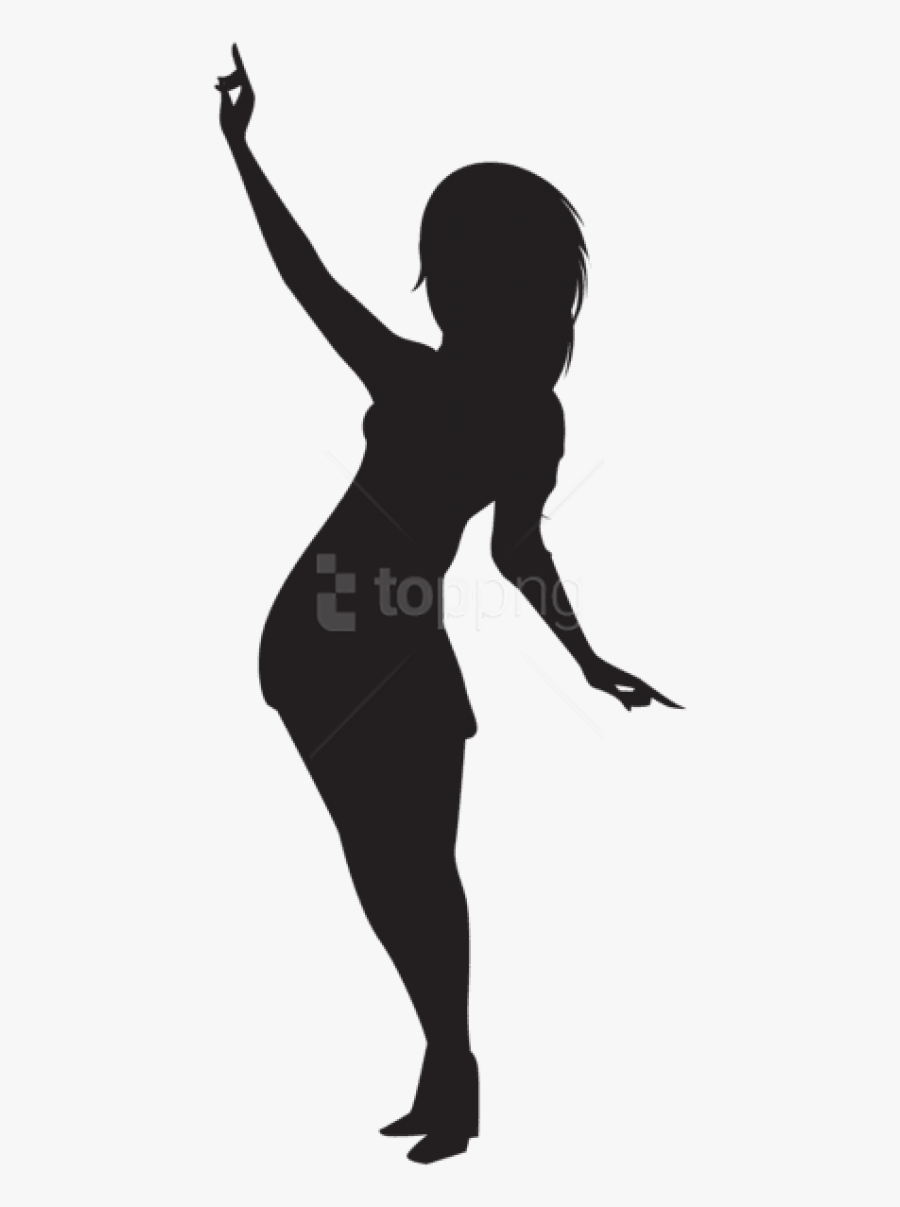 Free Png Dancing Girl Silhouette Png Png - Dancing Girl Silhouette Png, Transparent Clipart