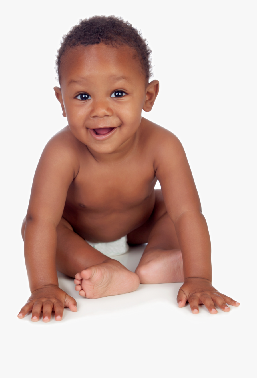 Black Baby Png - Happy African Babies, Transparent Clipart