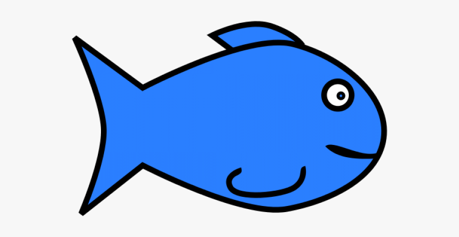 Clipart Blue Fish, Transparent Clipart