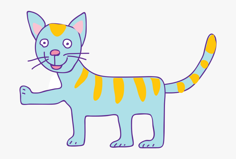 Cat - Cartoon , Free Transparent Clipart - ClipartKey