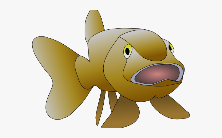 Fish Clipart Animated Cartoon Fish With Open Mouth