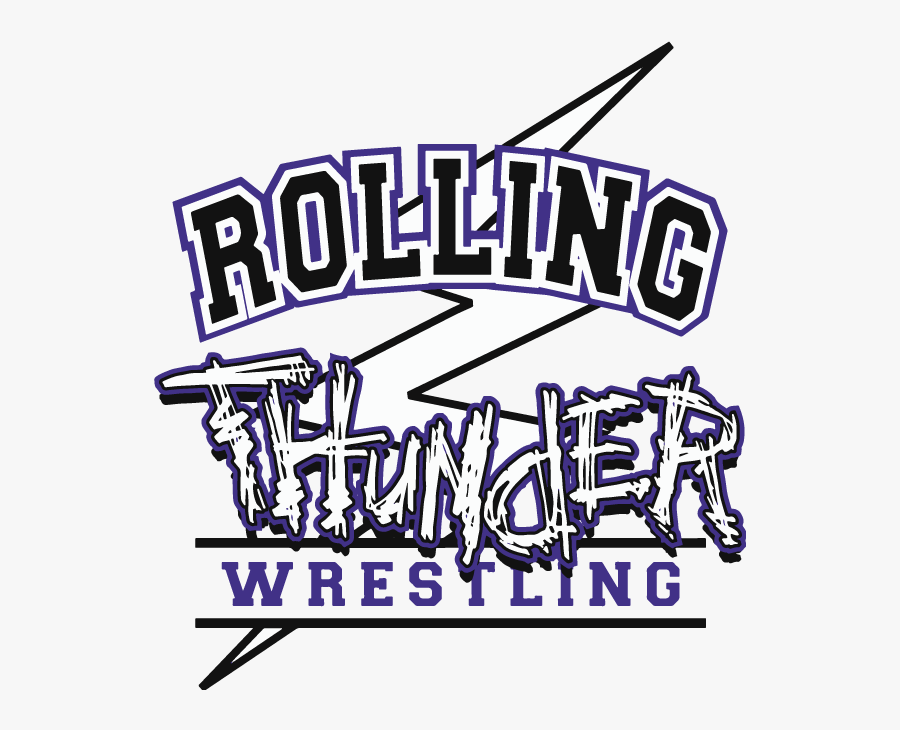 Rolling Thunder Wrestling Logo - Graphic Design, Transparent Clipart