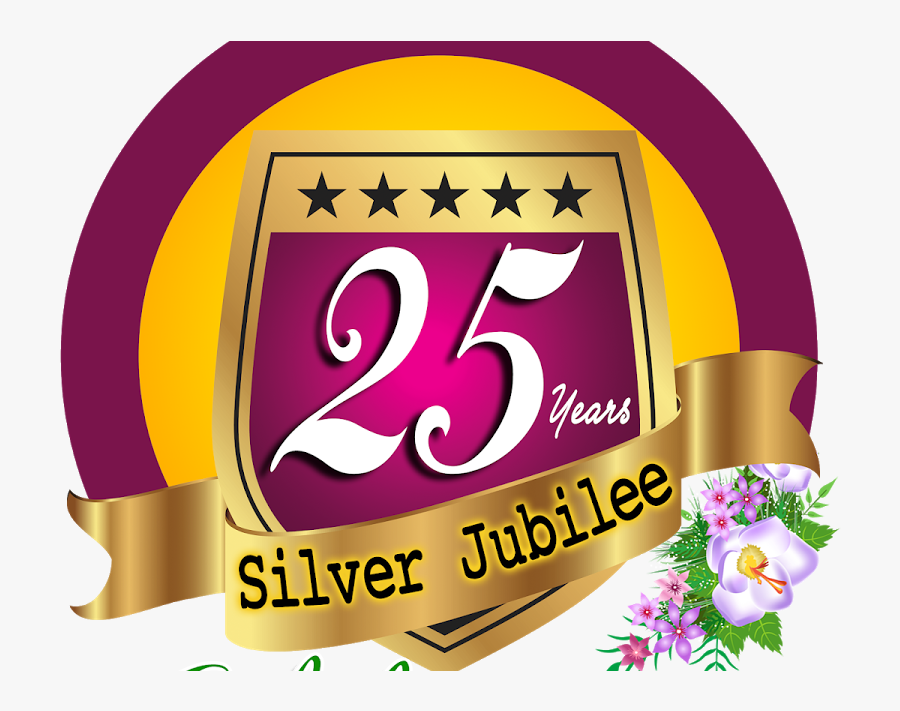 25 Year Anniversary logo. Silver Jubilee. 90 Лет юбилей вектор. 25 Years Celebration logo.