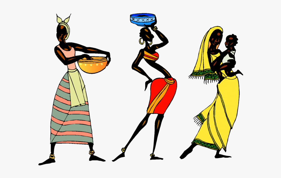 Growing Up In Nigeria Is A Totally Unbeatable Experience - African Drawings Of People, Transparent Clipart