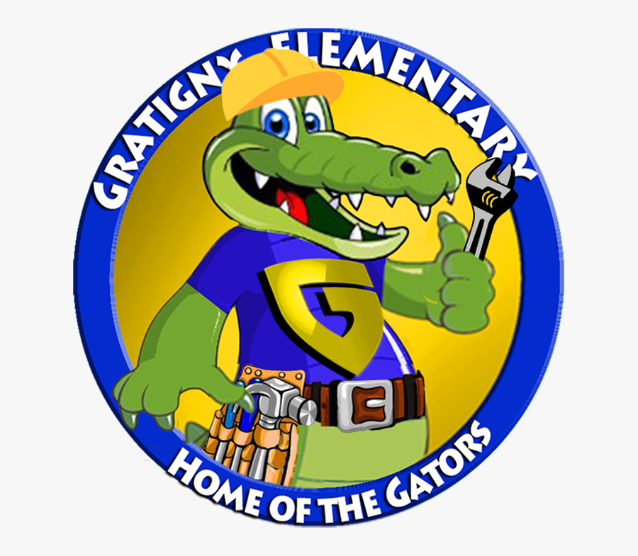 School Logo - Alligator Clip Art, Transparent Clipart