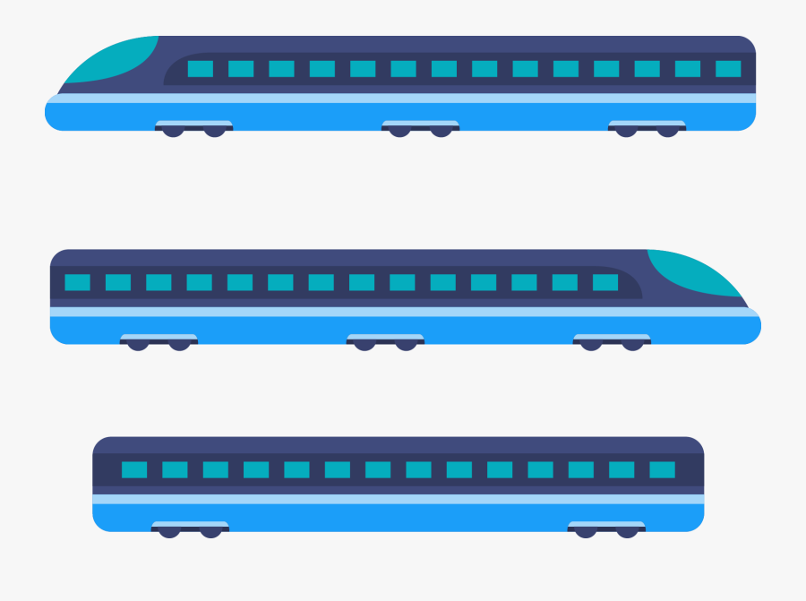 Train Rapid Transit Rail Transport - Metro Train Vector Png, Transparent Clipart