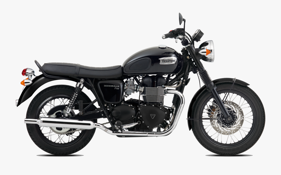 Retro Motorbike Clipart - Royal Enfield Classic 500 Black Price, Transparent Clipart