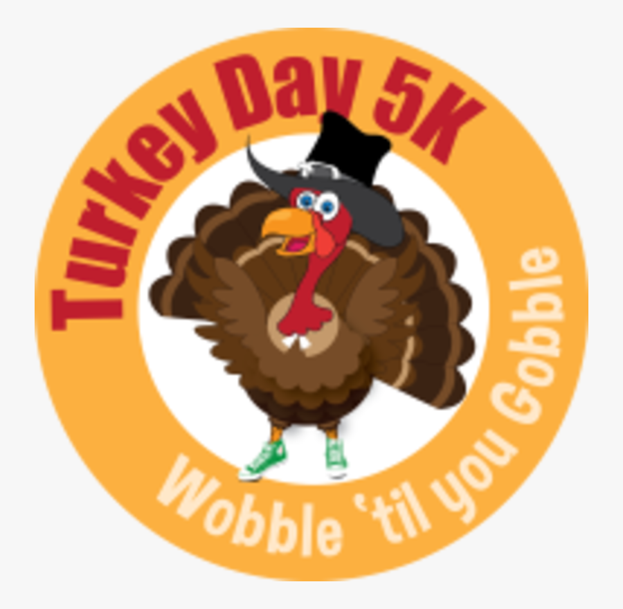 Turkey Day 5k - Cartoon, Transparent Clipart