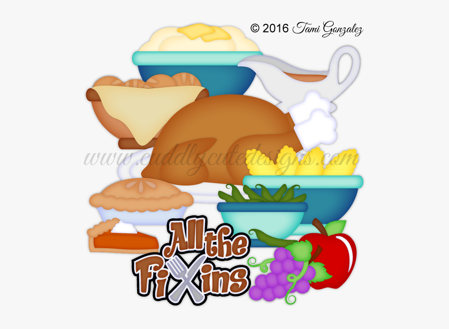All The Fixin"s, Transparent Clipart