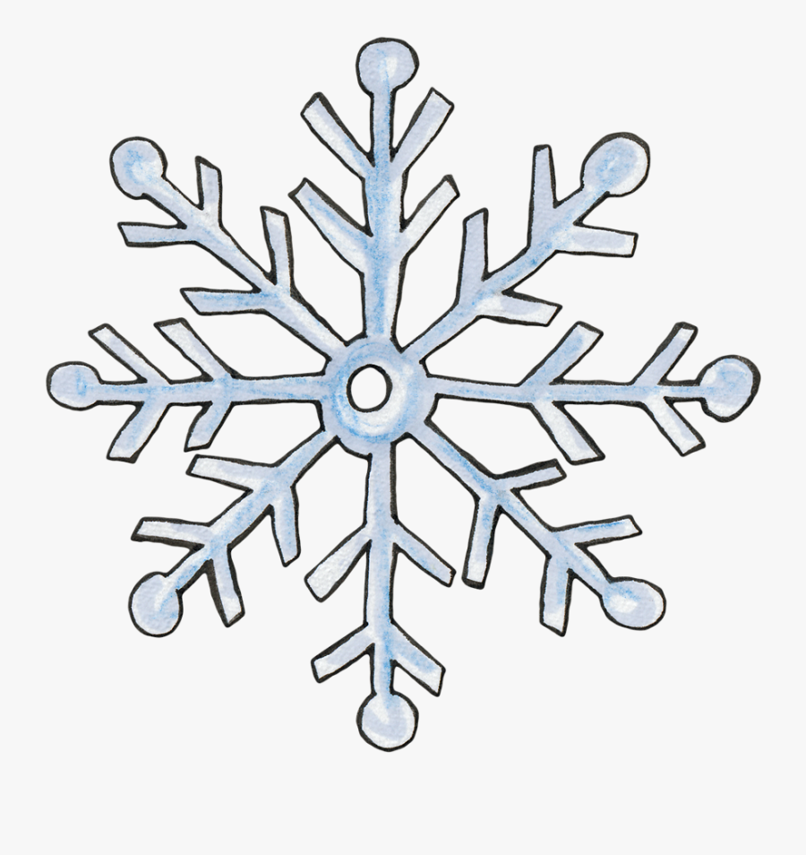 Khadfield Calendaryear Snowflake - Line Art, Transparent Clipart